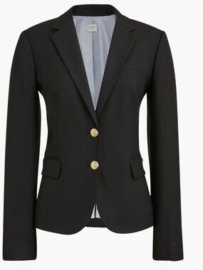 J. Crew Original schoolboy blazer Black Blazer with Gold Buttons